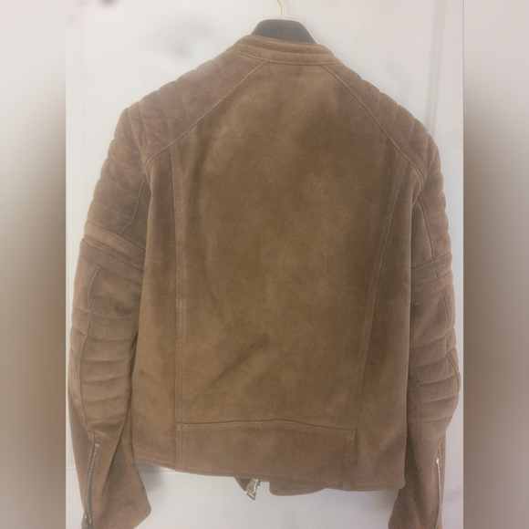 Tom Ford Café Quilted Suede Biker Jacket - Picture 2 of 11